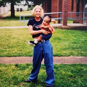 VINTAGE 90's Calvin Klein Khaki Crop Top